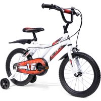 Huffy Pro Thunder 16" White Bmx Bike For Kids 5-7yrs Inc Stabilisers