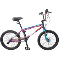 Drb Creed 20in Freestyle Bmx 25-9t Single Speed - Neo Chrome Jet Fuel